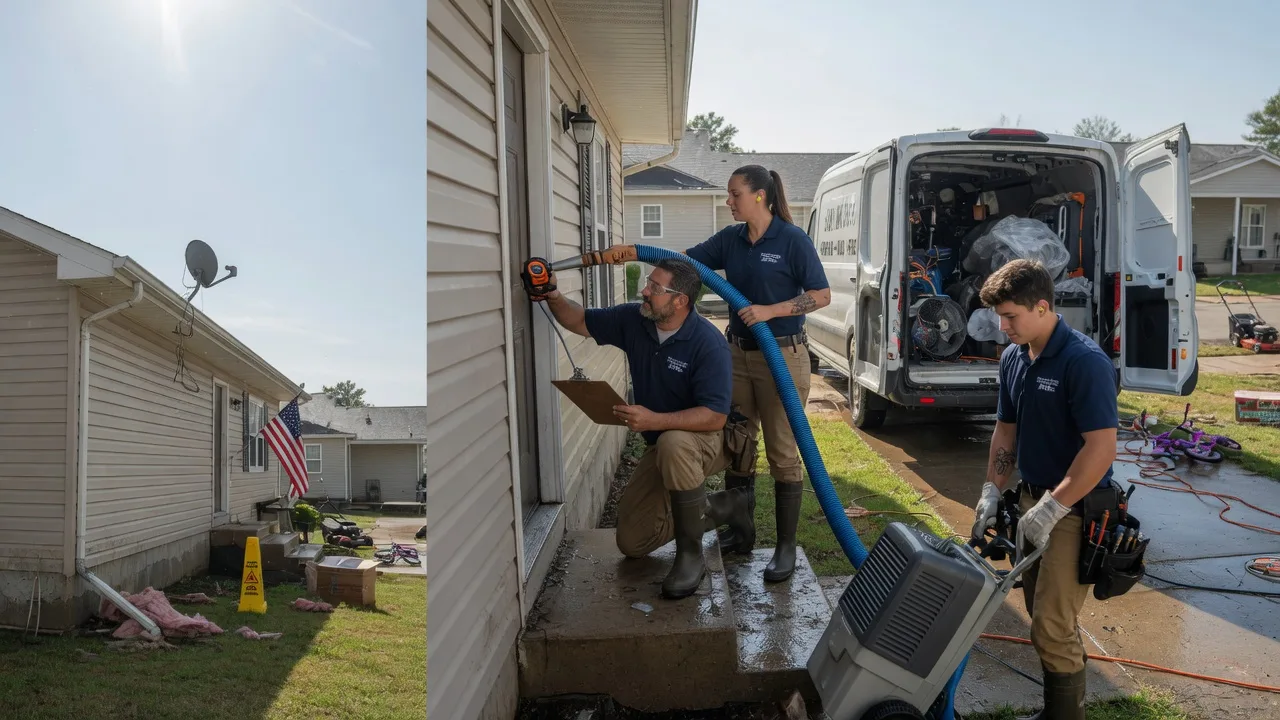 Ceiling Water Damage Restoration in Belgrade, ME near me